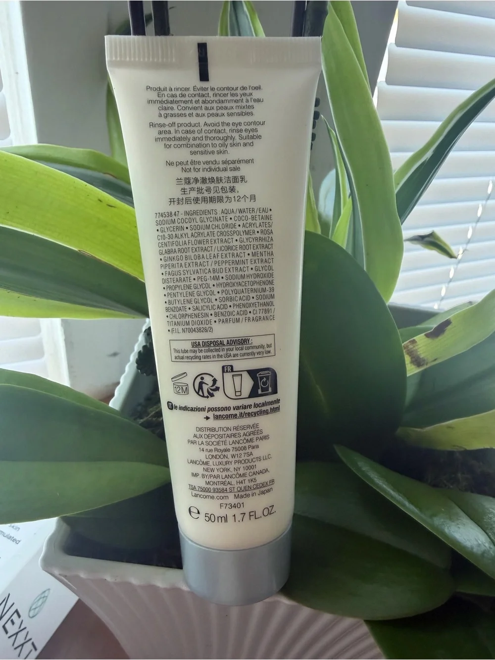 Clarifique Pore Refining Cleansing Foam - White